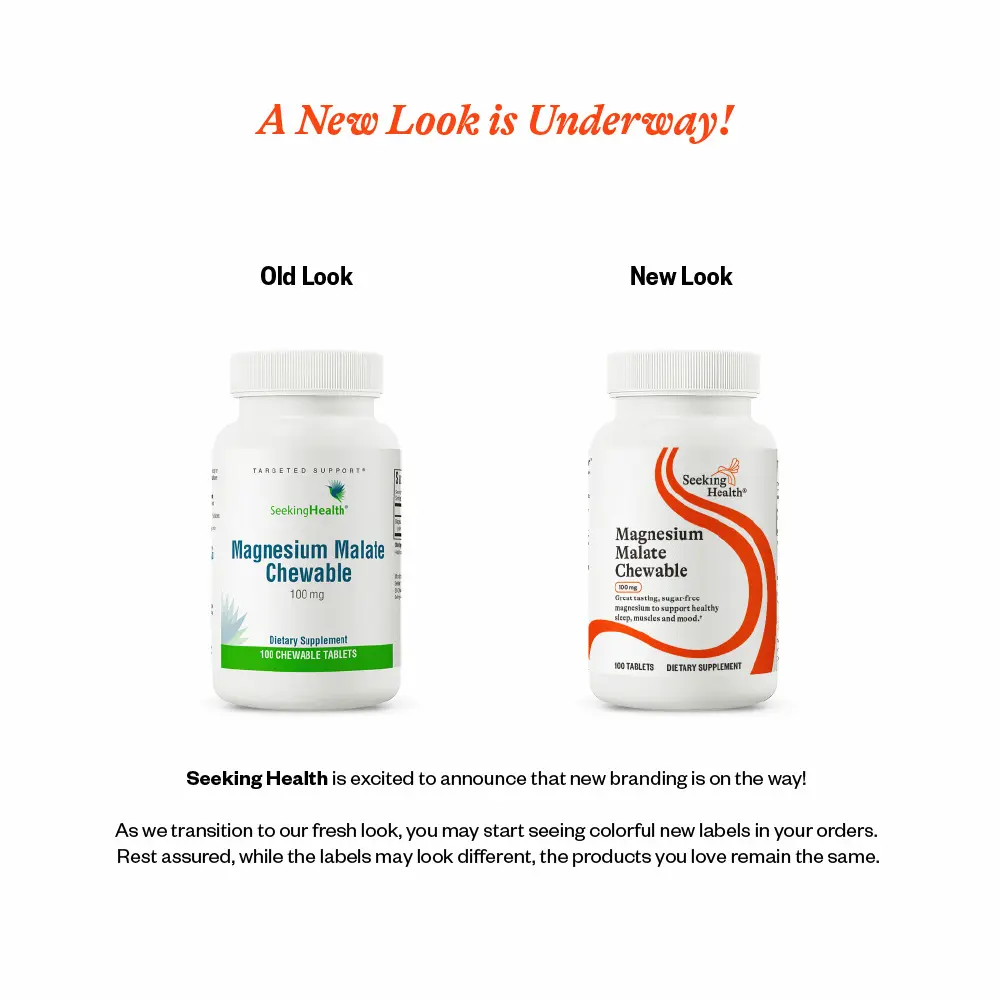 Magnesium Malate Chewable - 100 Chewable Tablets | Seeking Health - Image 4