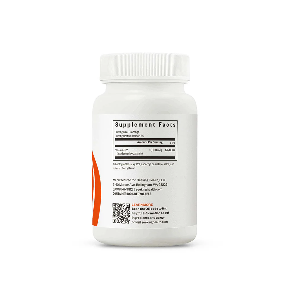 Adeno B12 - 60 Lozenges | Seeking Health - Image 5