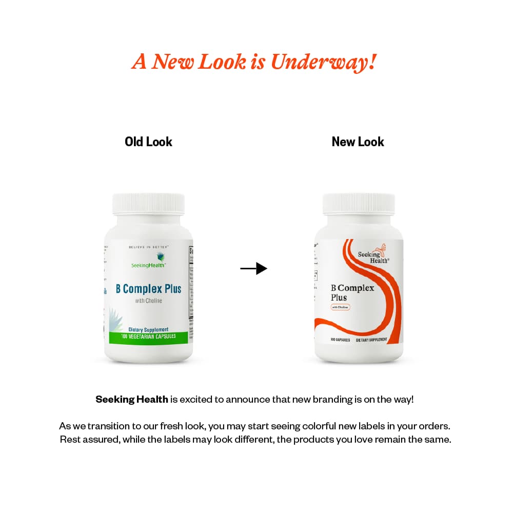 B Complex Plus - 100 Capsules | Seeking Health - Image 3
