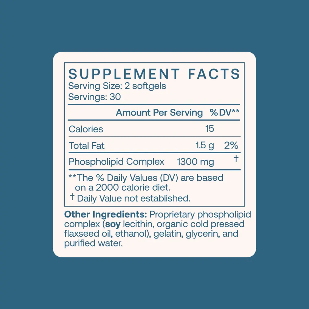 BodyBio PC Softgels (Phosphatidylcholine) - 300 Softgels | Body Bio - Image 3