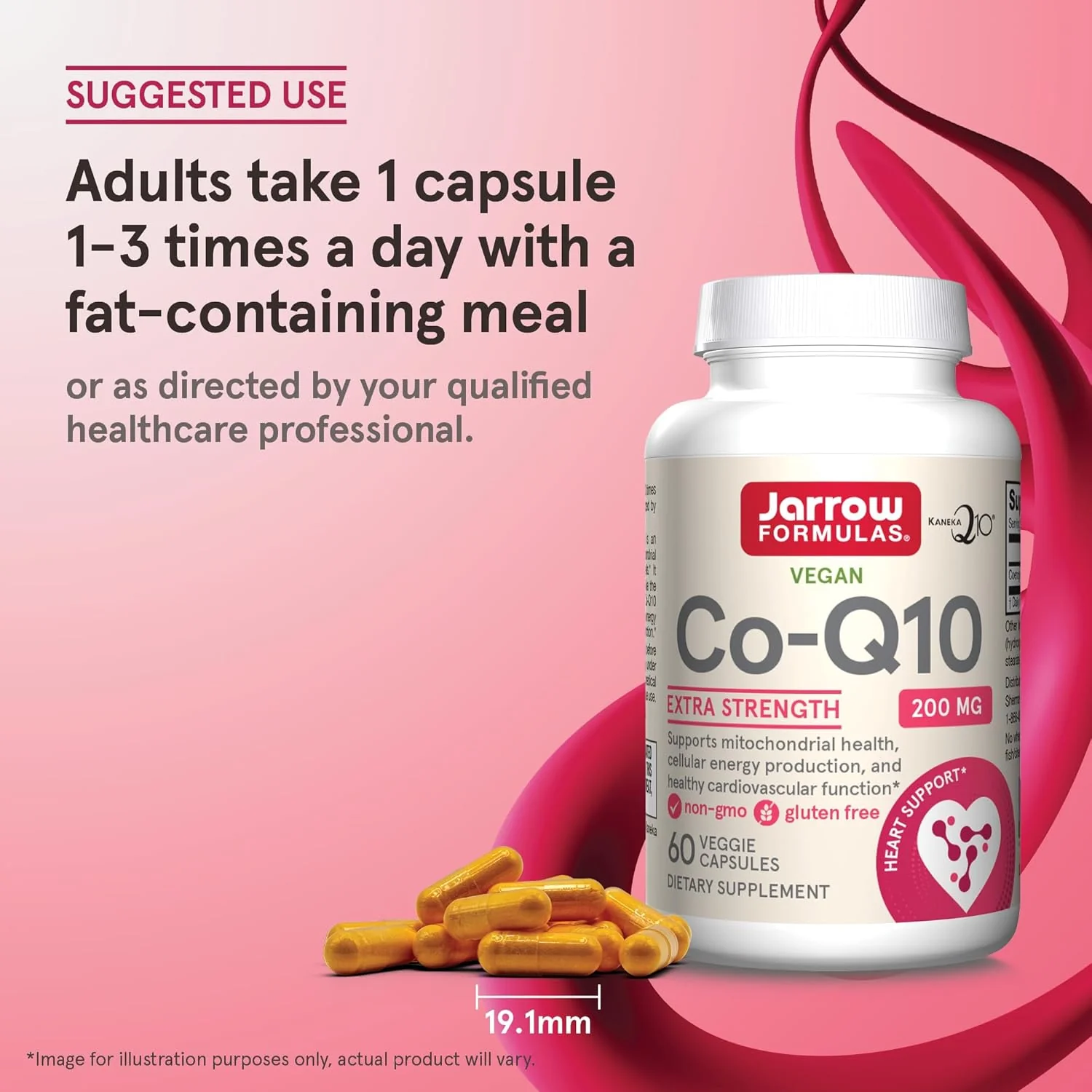 Co-Q10 200mg - 60 Capsules | Jarrow Formulas - Image 5