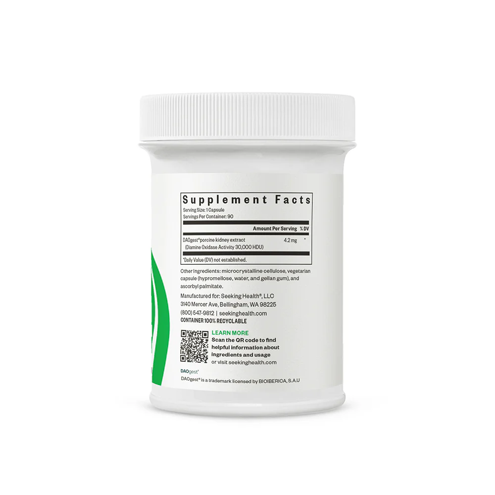 Histamine Digest - 90 Capsules | Seeking Health - Image 4