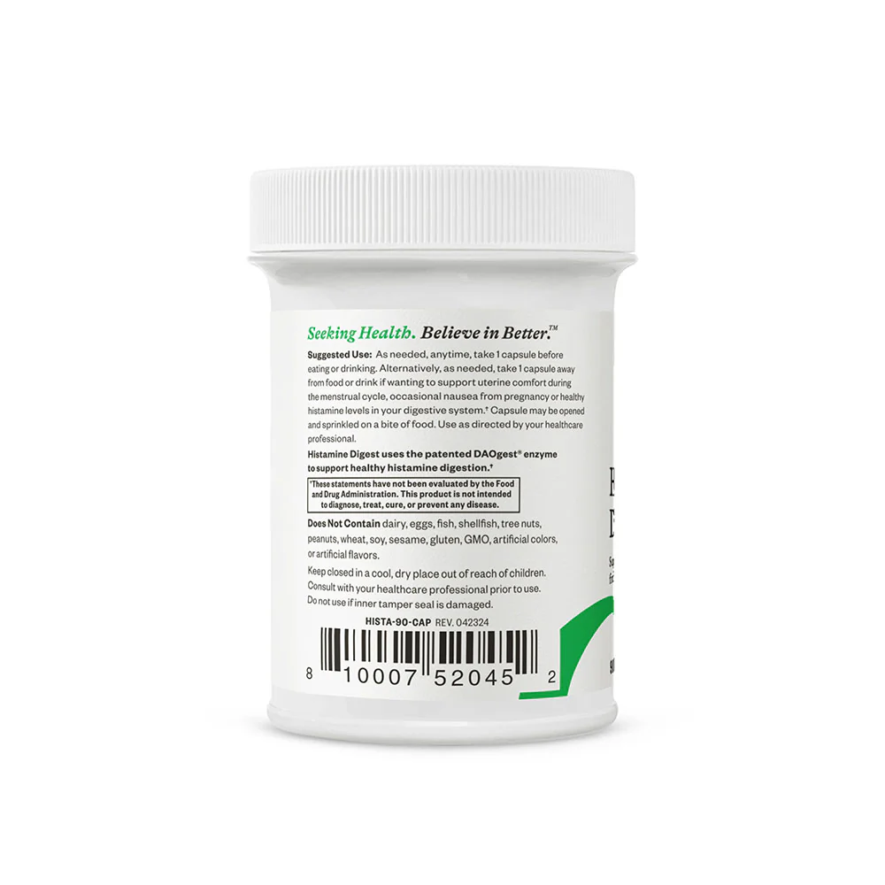 Histamine Digest - 90 Capsules | Seeking Health - Image 3
