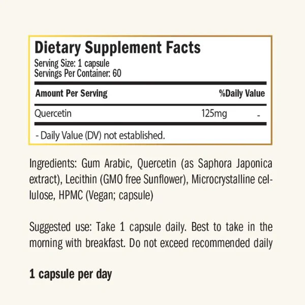 Liposomal Quercetin – 60 Capsules | Purovitalis - Image 5