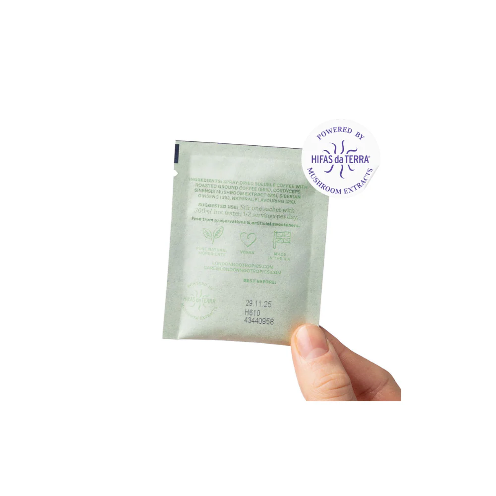Mojo Cordyceps Mushroom Coffee - 12 Sachets | London Nootropics - Image 4