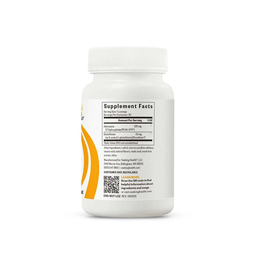 Energy Nutrients (formely NADH + CoQ10) - 30 Lozenges | Seeking Health - Image 4