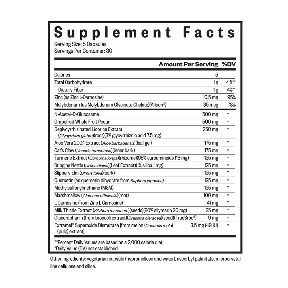 Gut Nutrients (Formerly Optimal GI) - 150 Capsules | Seeking Health - Image 3