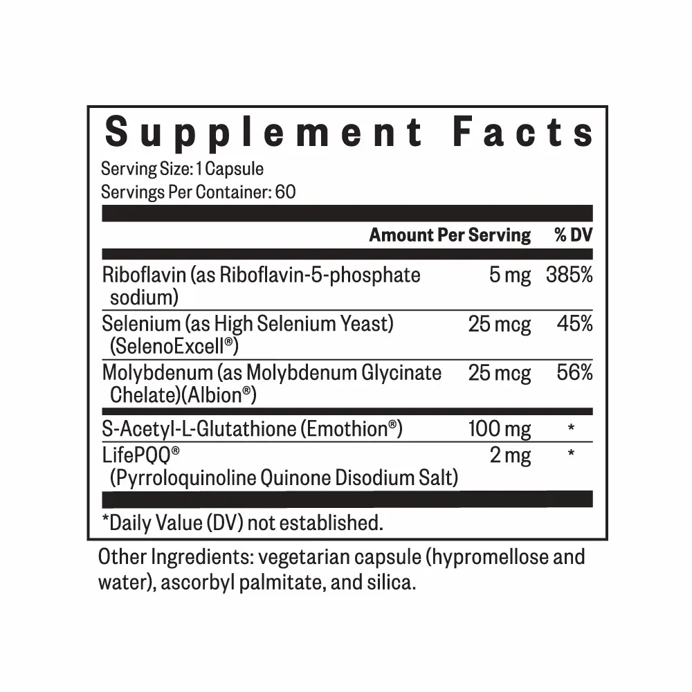 Optimal Glutathione Plus - 60 Capsules | Seeking Health - Image 6