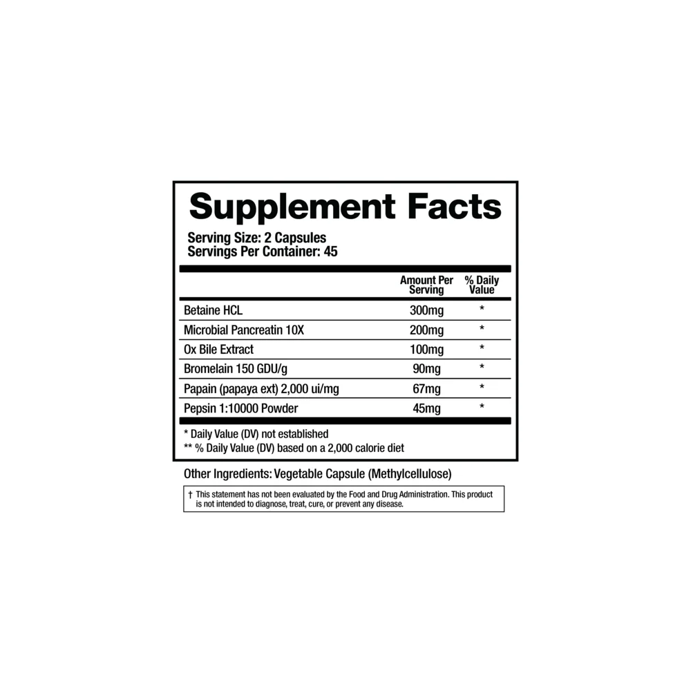 Support Digestion - 90 Capsules | BioMatrix - Image 2